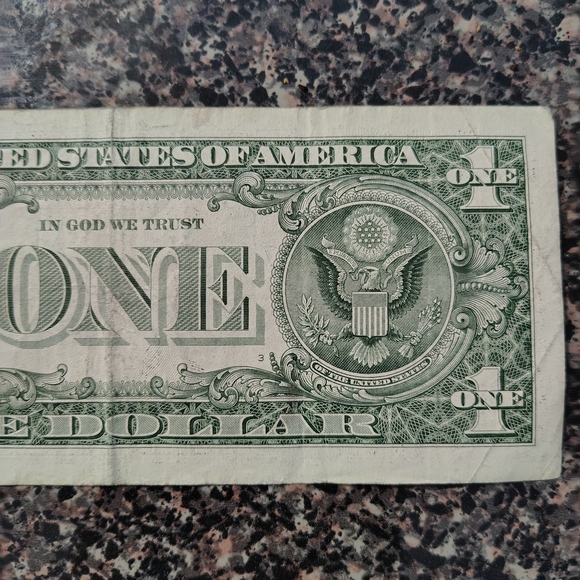 United States Replacement Note(Star Note) Fancy Seral Numbered 2 Part Straight - Picture 6 of 6